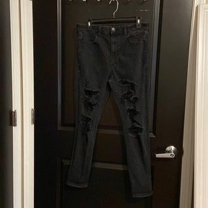 AE black jeans size 14 long